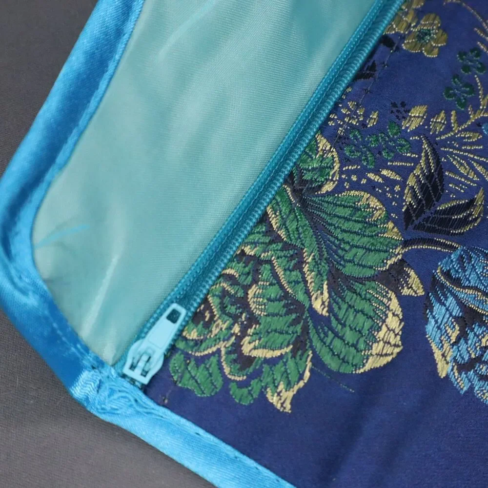 Silk Oriental Tri-fold Wallet 7x3.5
